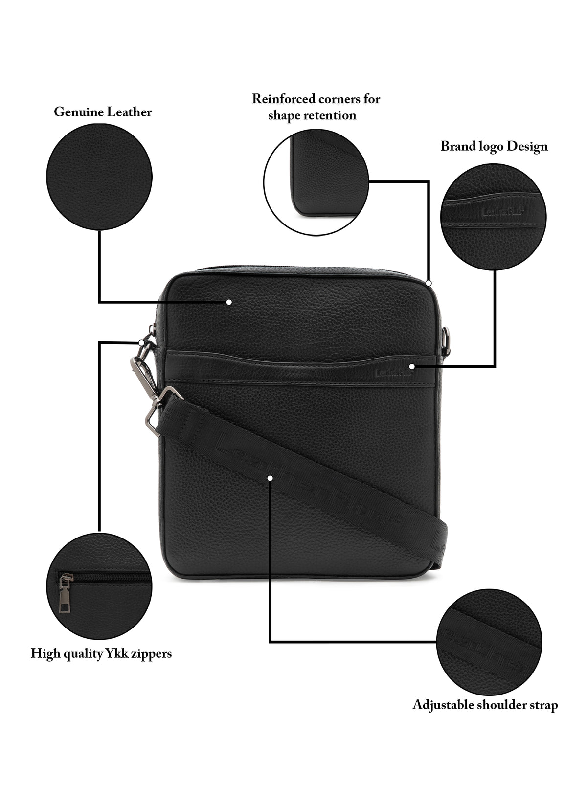 Urban Leather Crossbody Bag