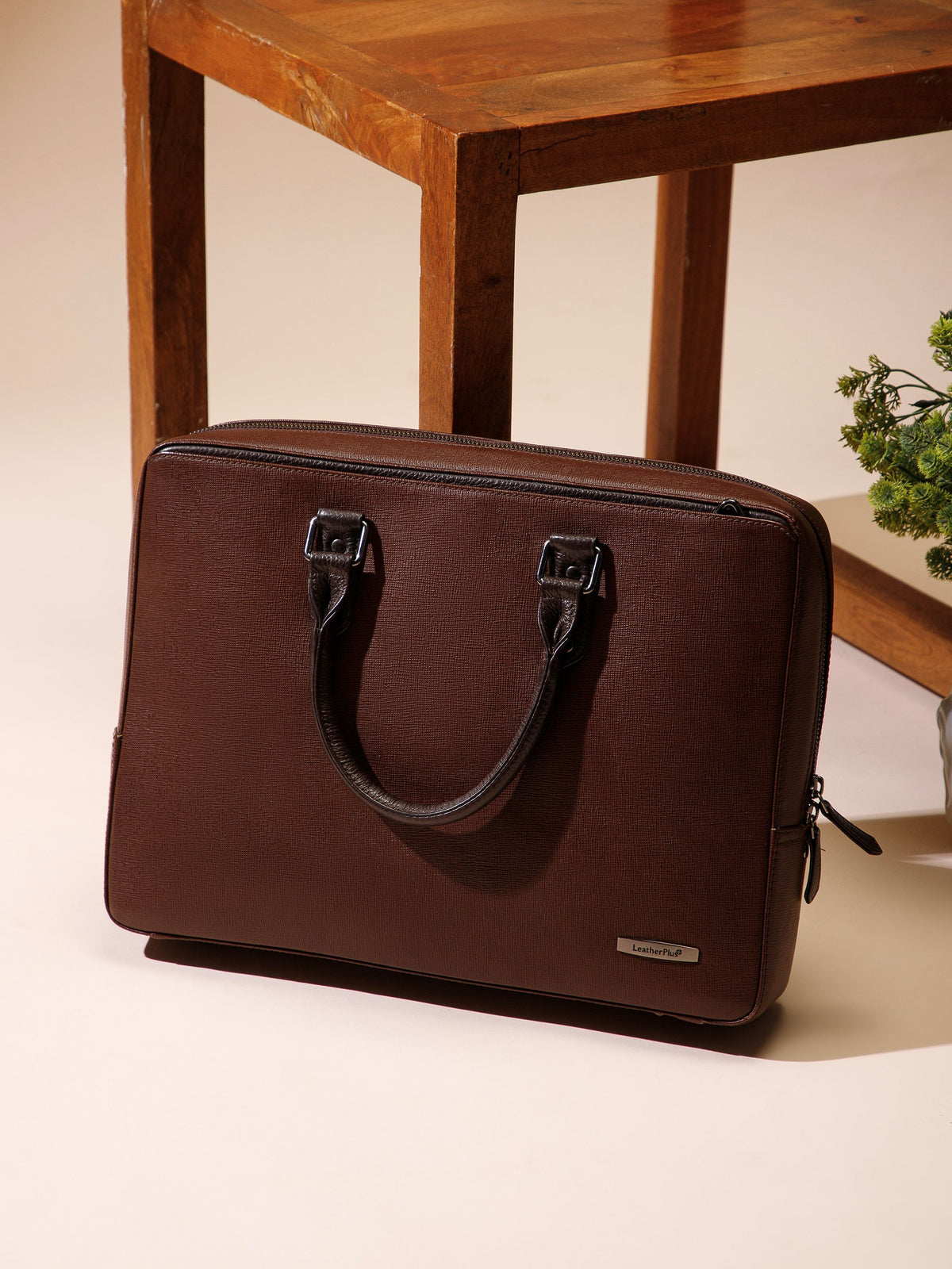 Saffiano Leather Laptop Bag