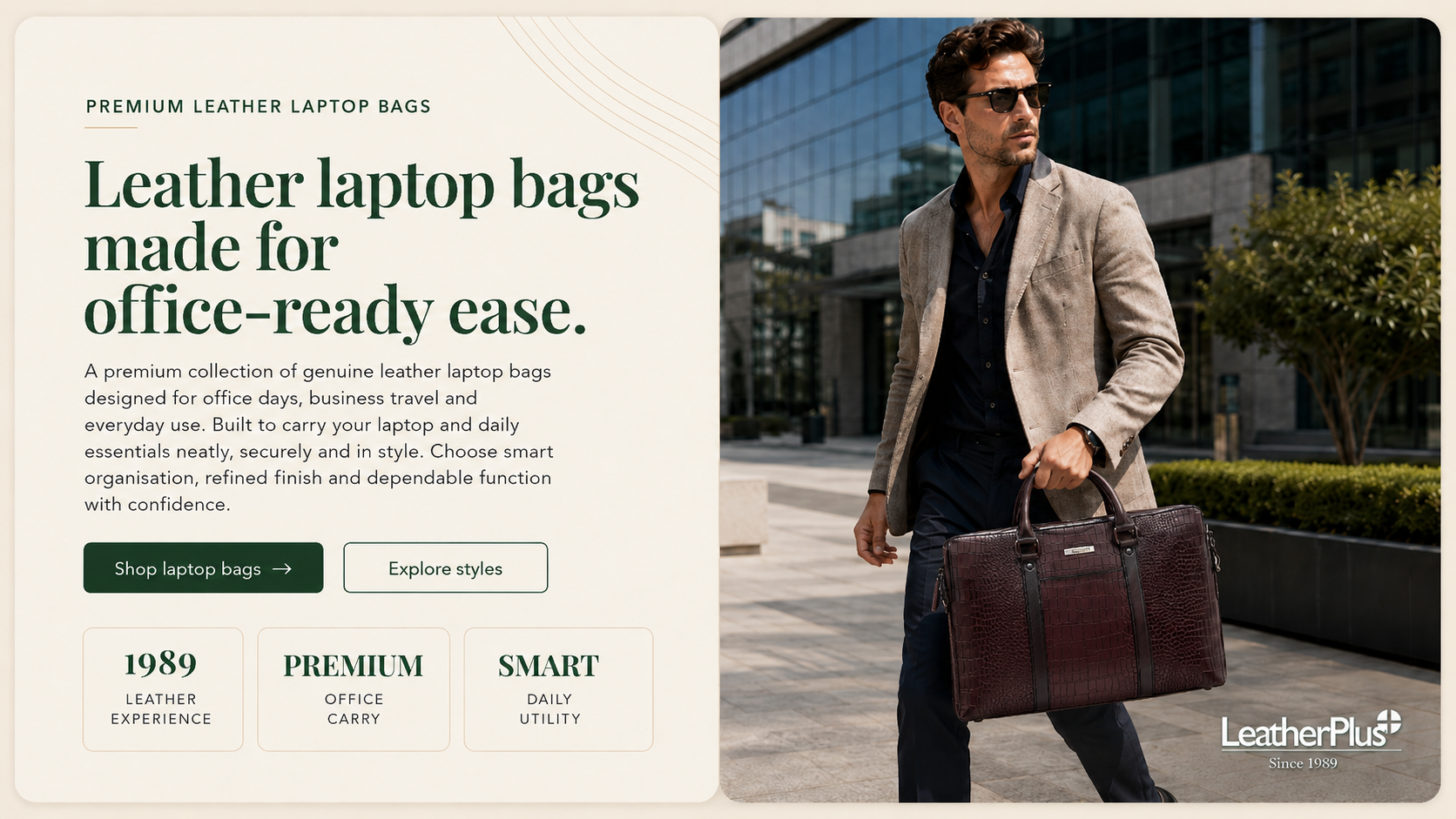 Laptop Leather Bags