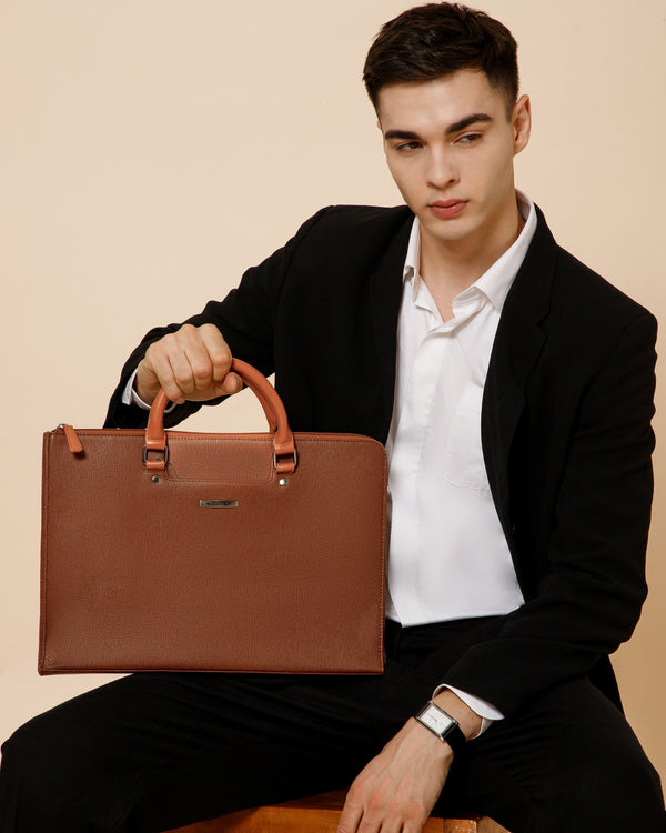 Saffiano Leather Laptop Sleeve