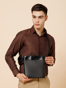 Saffiano Leather Sling Bag