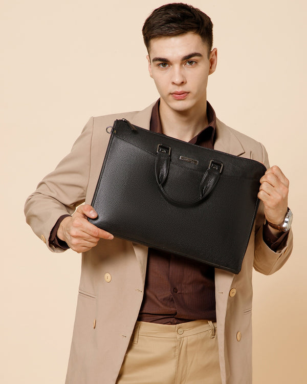 Slim Leather Laptop Sleeve