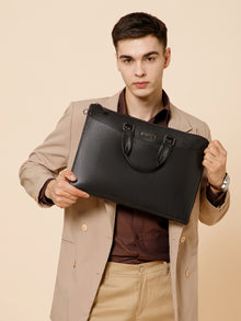 Slim Leather Laptop Sleeve