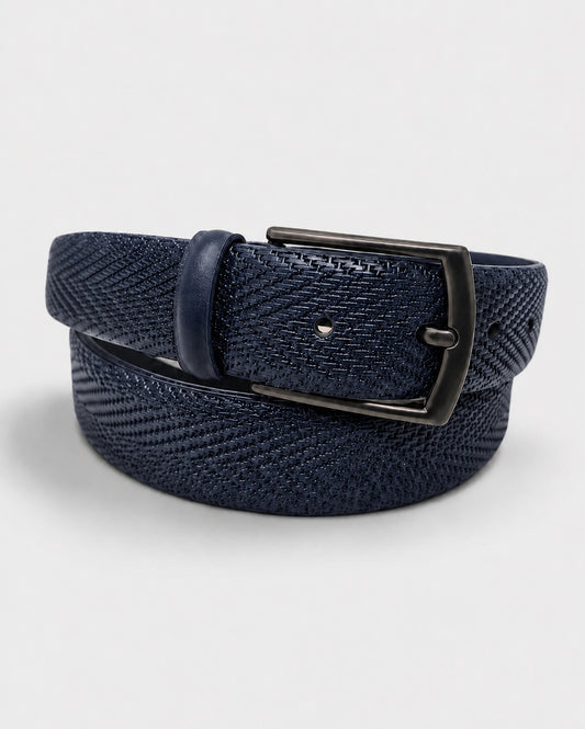 Diamond Crosshatch Embossed Belt