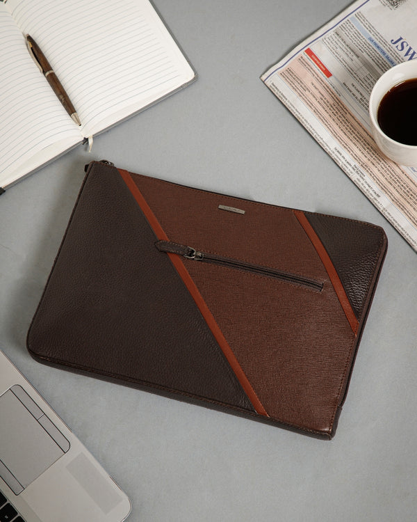 Variegated Leather Laptop Sleeve