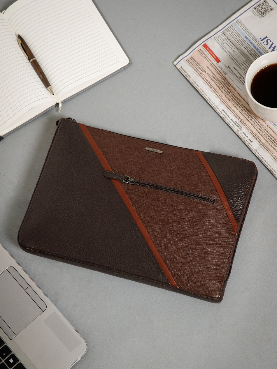 Variegated Leather Laptop Sleeve