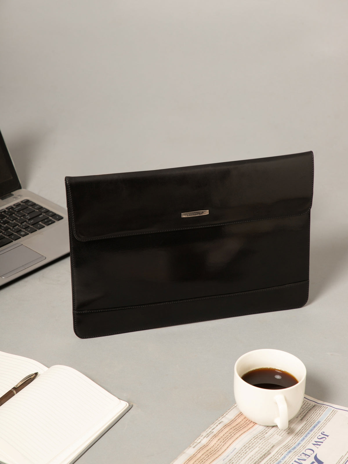 Slim Leather Laptop Sleeve