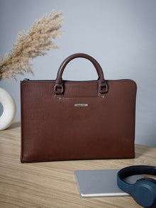 Saffiano Leather Laptop Sleeve