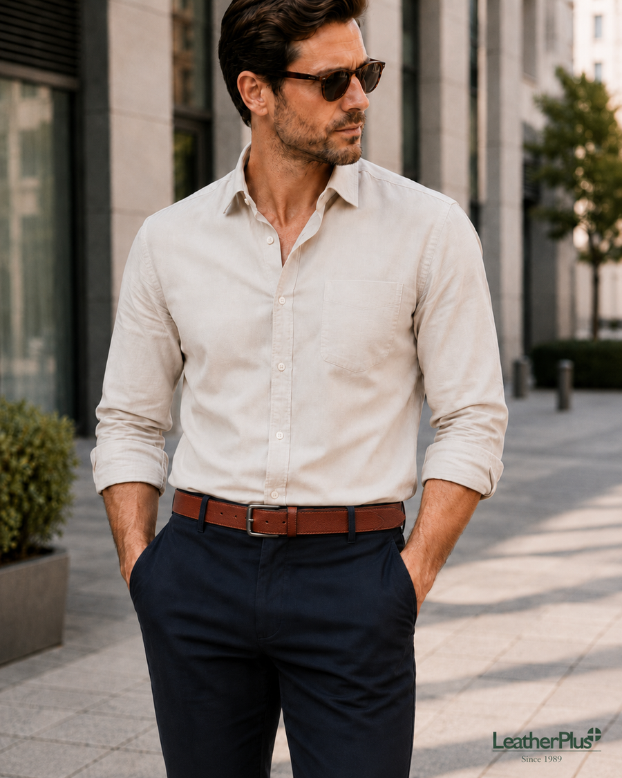 Trendy Formals Men Leather Belt