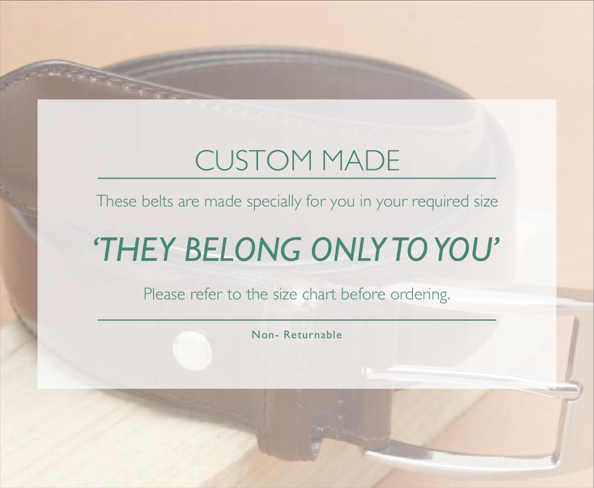 Refined Formal Leather Belt