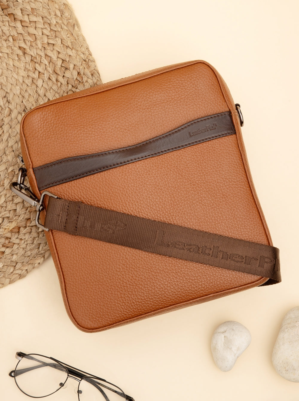 Urban Crossbody Men Sling Bag SGM-501 Tan