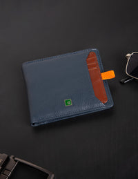 Premium Men Wallet PR-5004 Navy