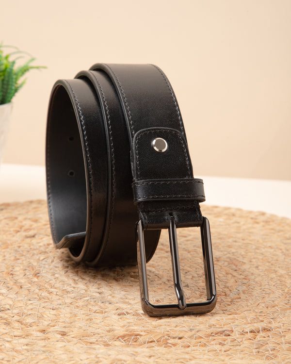 Pebble Grain Casual Leather Belt