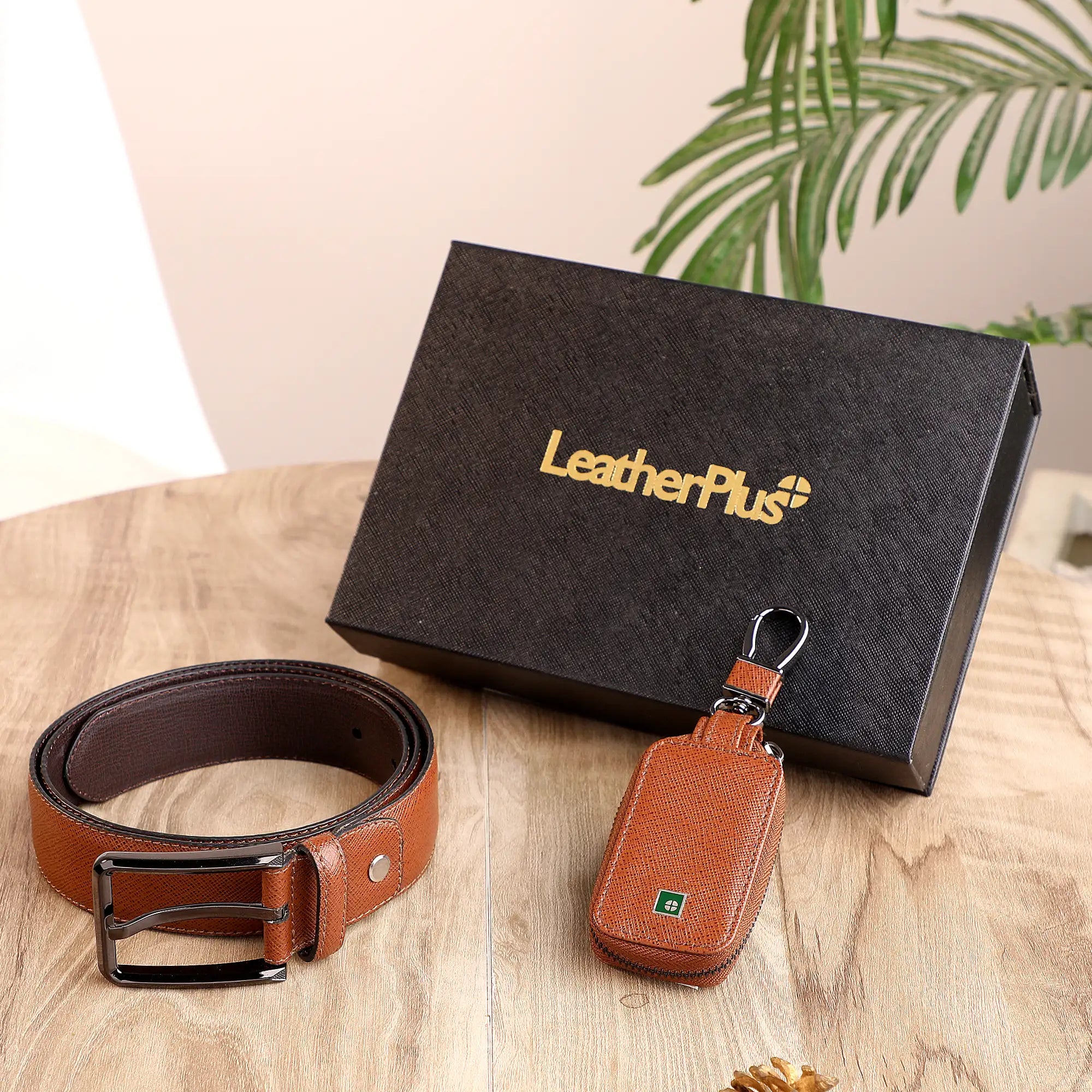 Leather gift set